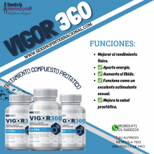 Vigor 360 es un suplemento masculino